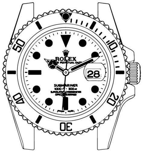 rolex drawing|luxury Rolex clip art.